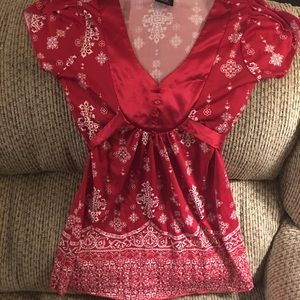 Hot Tempered red shirt size Medium